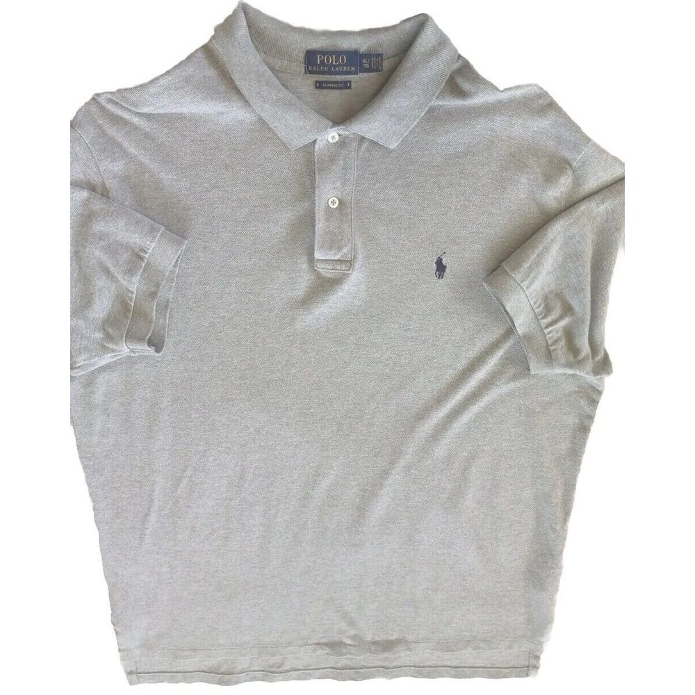 Polo Ralph Lauren Classic Fit Men's‎ Button Up Polo XL Blue Label 100% Cotton